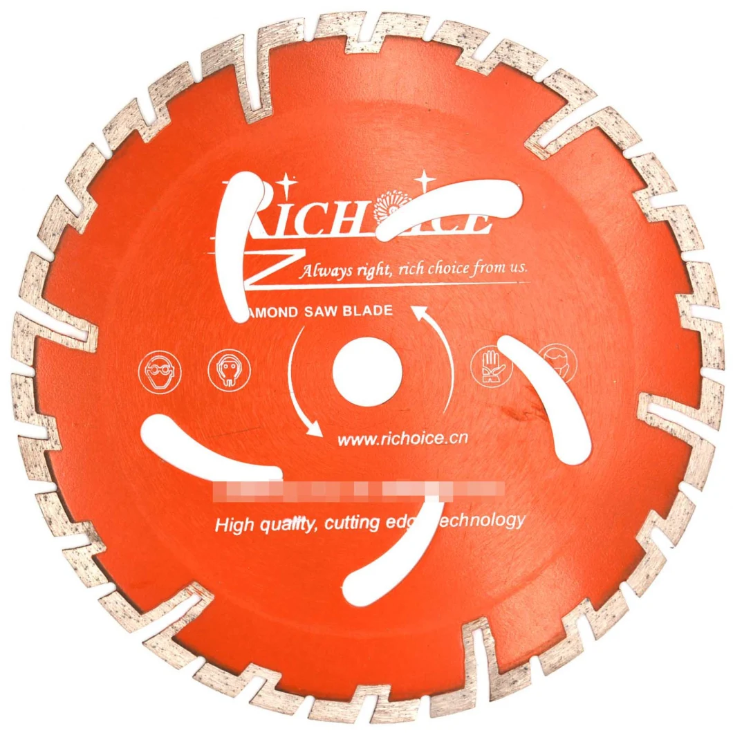 Dry Wet Cutting Tool Cutting Brick Marble Granite Vacuum Brazed Segment Continue Turbo Diamond Circular Saw Blade