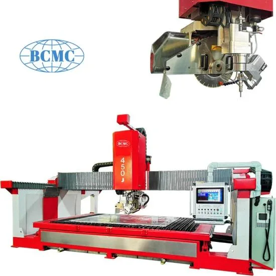 BCMC sawjet 5 軸 CNC 石スラブ切断機 CNC 機械販売